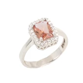 925 Ayar Gümüş Dikdörtgen Zultanit Taşlı Yüzük thumbnail 2