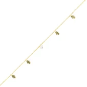 925 Ayar Gümüş Zirkon Taşlı El Modeli Halhal thumbnail 2