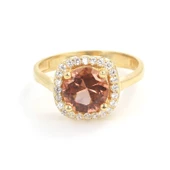 Gümüş Kare Zultanit Taşlı Yüzüğü thumbnail 4