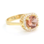 Gümüş Kare Zultanit Taşlı Yüzüğü thumbnail 2