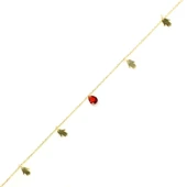 925 Ayar Gümüş Yakut Taşlı El Modeli Halhal - 2