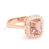 925 Ayar Gümüş Dikdörtgen Zultanit Taşlı Yüzük thumbnail 8