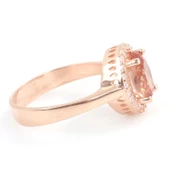 925 Ayar Gümüş Oval Zultanit Taşlı Yüzük thumbnail 9