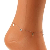 925 Ayar Gümüş Zirkon Taşlı El Modeli Halhal thumbnail 7