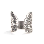 925 Ayar Gümüş Quadri Kelebeği Model Yüzük thumbnail 9