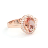 925 Ayar Gümüş Oval Zultanit Taşlı Yüzük thumbnail 8