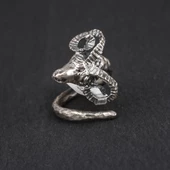 Gümüş Koç Başı Elişi Yüzük thumbnail 7