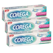 Corega Diş Protezi Yapıştırıcı Krem Tat İçermez 40 gr 3 Adet - 1