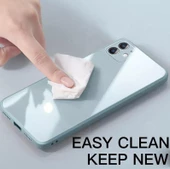 iPhone 12 Pro Parlak Cam Kamera Korumalı Telefon Kılıfı - 4