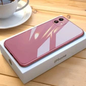 iPhone 12 Pro Parlak Cam Kamera Korumalı Telefon Kılıfı - 6