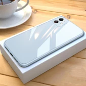 iPhone 12 Pro Parlak Cam Kamera Korumalı Telefon Kılıfı - 5