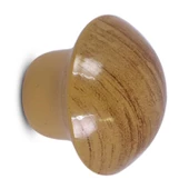 Mantar Düğme Mobilya Mutfak Çekmece Dolap Dolabı Kapak Kulbu Kulpu Kulpları Kayın Renk Metal 10 Adet - 4