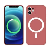 İphone Magsafe Özellikli Lansman Silikon Telefon Kılıfı - 5