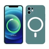 İphone Magsafe Özellikli Lansman Silikon Telefon Kılıfı - 3