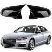 Audi A4 16-21 Araca Özel Batman Yarasa Ayna Kapağı Pianoblack - 1