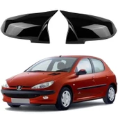 Peugeot 206 Araca Özel Batman Yarasa Ayna Kapağı Pianoblack - 1
