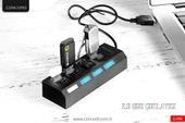 Concord C852 Usb 2.0 Hub Açma Kapama Anahtarlı Işıklı Usb Çoğaltıcı - 6