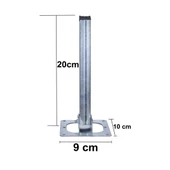 Sofra Ayağı Metal Katlanır Yer Sofrası Sini Altı 20 cm (4 ADET) - 3