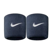 Nike Swoosh Wristbands 2 Pk Obsidian/white Osfm,one Size/5 - 1