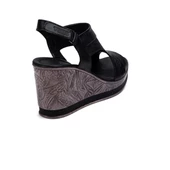 VENÜS 2015707Y DOLGU TOPUK HAFİF DERİ KADIN SANDALET - 6