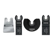 Worx Wa5092 4 Parça Universal Metal, Ahşap Kesme Ve Raspalama Aksesuar Seti - 1