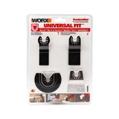 Worx Wa5092 4 Parça Universal Metal, Ahşap Kesme Ve Raspalama Aksesuar Seti - 2