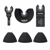 WORX WA5099 18 Parça Universal Metal, Ahşap Kesme ve Zımpara Kâğıdı Aksesuar Seti - 1