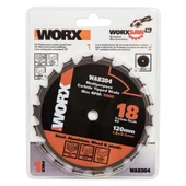 WORX WA8304 120x9,5mm Metal, Ahşap, PVC, Alüminyum Kesme, Elmas Daire Testere Bıçağı - 2