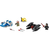 Lego Star Wars 75196 A-Wing Vs. Tıe Silencer Microfighters - 1