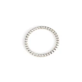 925 Ayar Gümüş Trend Alyans, Beyaz thumbnail 3