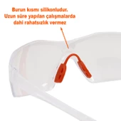 Baymax İş Güvenlik Gözlüğü Çapak Koruyucu Gözlük S1100 Şeffaf (12 ADET) thumbnail 2