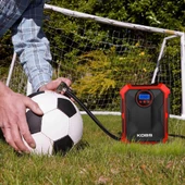 KOBB KB200 12Volt 150 PSI Ayarlanabilir Dijital Basınç Göstergeli Hava Lastik Şişirme Pompası - 8