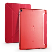 Apple iPad Pro 10.5 (7.Nesil) Kılıf Kalem Bölmeli Standlı Smart Cover - 12