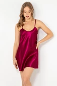 DoReMi İnce Askılı Saten Gecelik thumbnail 7
