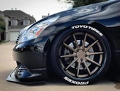 Toyotıres Proxes 3d Lastik Yazısı Kauçuk - Full İçerik Uygulama Aparatlı - A+ Dayanıklı Ürün - 1