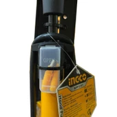 İngco El Tipi Bisiklet Hava Pompası Basınç Göstergeli Ayak Tutamaklı thumbnail 4