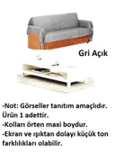 Mandaş 1 Adet Şönil Dokuma Kaymaz Maxi Koltuk-Çekyat Örtüsü(180x300) - 3