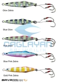 Savage gear Squısh Jig 10,5cm 100g Suni Yem Blue Pink Zebra thumbnail 2
