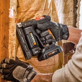 Worx Wx843 20Volt/2.0Ah. Li-İon Şarjlı Profesyonel 6-14Mm Zımba Ve 15Mm Çivi Çakma + 3500 Adet Yedek Zımba Ve Çivi - 6