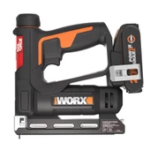 Worx Wx843 20Volt/2.0Ah. Li-İon Şarjlı Profesyonel 6-14Mm Zımba Ve 15Mm Çivi Çakma + 3500 Adet Yedek Zımba Ve Çivi - 2