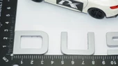 DK Tuning Duster Ön Kaput Gri ABS 3M 3D Yazı Logo Dacia İle Uyumlu - 5