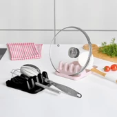 Hometarz Çoklu Kaşıklık Kevgir Spatula Tencere Kapağı Düzenleyici - 1