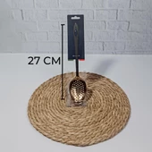 Hometarz Lüx Gold Metal Delikli Sos Kevgiri Paslanmaz Çelik - 3