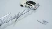DK Tuning Porsche Taycan S Bagaj 3M 3D Gri ABS Yazı Logo Amblem thumbnail 1