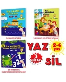 2-4 Yaş Evde Etkinlik Seti Mucit Karınca Serisi Yaz Sil Kitaplar - 1