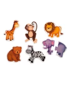 Çiftlik Hayvanları ve Orman Hayvanları Baby Puzzle 2li Set Eolo - 3