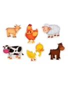 Çiftlik Hayvanları ve Orman Hayvanları Baby Puzzle 2li Set Eolo - 2