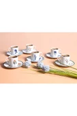 Porland Flower Garden Kahve Fincan Takımı 6 Kişilik 12 Parça 90cc - 5