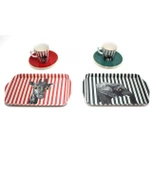 Porland Wild Life Elephant ve Giraffe Kahve Sunum Seti - 1