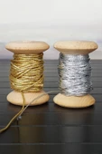 20 Metre Dekoratif Simli Gold Monofil Paketleme İpi - 1